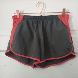 The North Face Grey And Pink Running Shorts